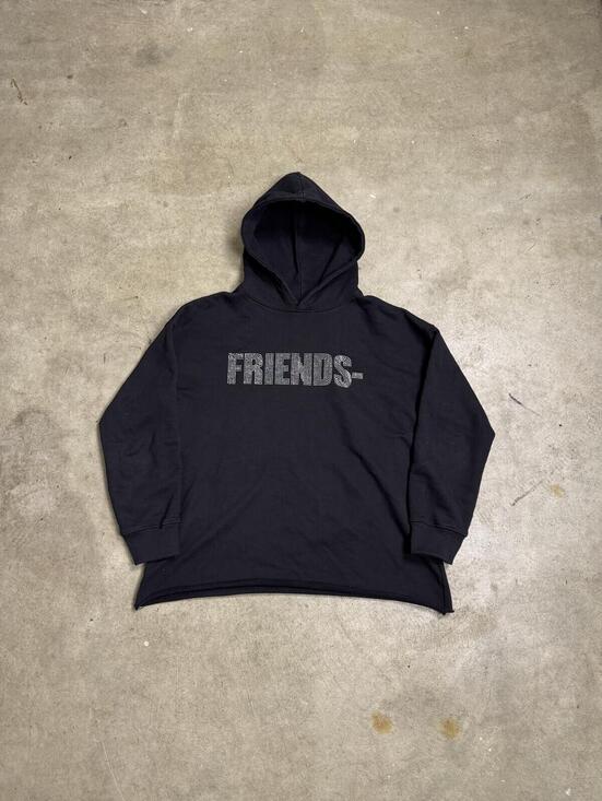 VLONE Other - Vlone Rhinestone Friends Hoodie Black Size L